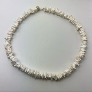 White puka shell necklace